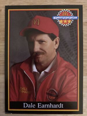 1991 Maxx McDonald's 🏁 NASCAR Racing Dale Earnhardt Card #1 of 30 | eBay