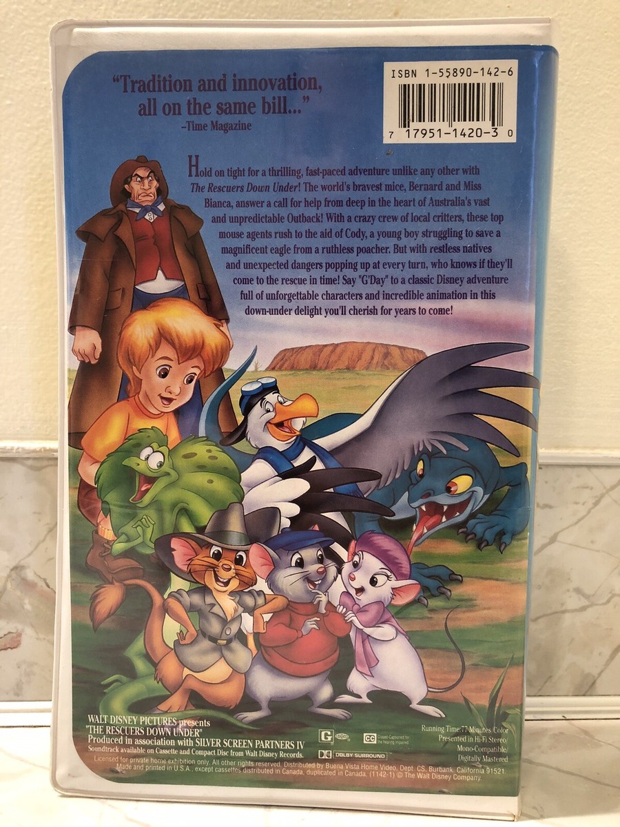 Opening To The Rescuers Down Under 1991 Vhs The Rescuers Down Under 1991 Vhs