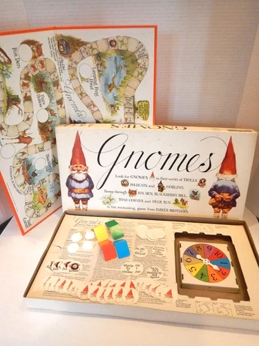 Gnomes Board Game Vintage 1979 Parker Brothers Complete Fairy Core Goblincore