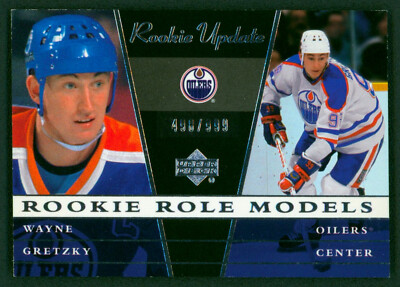 2002-03 Upper Deck Rookie Update WAYNE GRETZKY #102 Role Models Oilers SP #/999