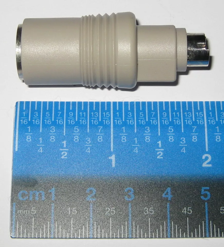 AT Female to PS2 Male Adapter - 5 Pin Female to 6 Pin Male - F to M Converter - Image 4 of 4