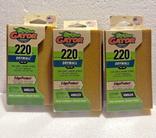 Gator Fine 220-Grit Sanding sponge 3"x1" 3 PACK 