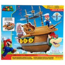 Super Mario DLX Bowsers Luftschiff Spielset +...
