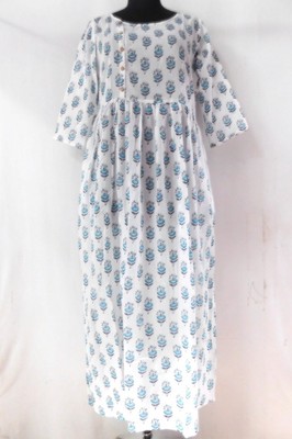 cotton long gown kurti