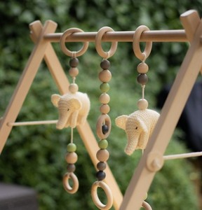 wooden baby gym montessori