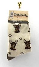 Sock Daddy Chihuahua Dog Unisex Cotton Polyurethane Polyester Blend