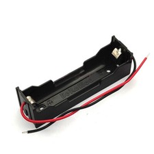18650 Battery Holder Case 1 Slot DIY 3.7V Lithium Battery Holder With Cable New
