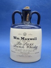 Bottiglia vuota / empty - Wm. Maxwell 8 years old De Luxe Scotch Whisky