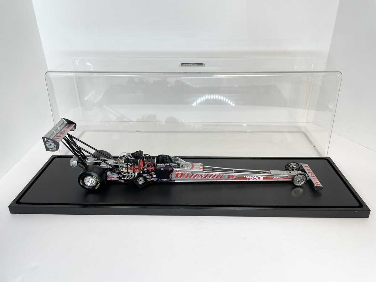 Autographed Gary Scelzi Action 1:24 NHRA Winston Top Fuel Dragster Diecast  HTF