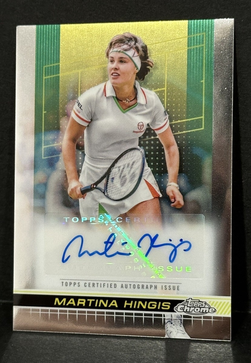 2024 Topps Chrome Tennis Martina Hingis Base Auto | eBay