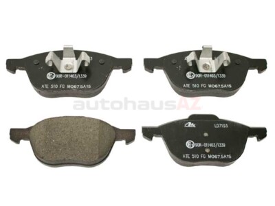 ATE CERAMIC Brake Pad Set Front 30793618 Volvo C70 C30 S40 V50 AWD FWD