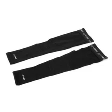 EVO E-Tec Thermal Micro Fleece Arm Warmers Black Grippers NEW w/Tags Ships FREE!