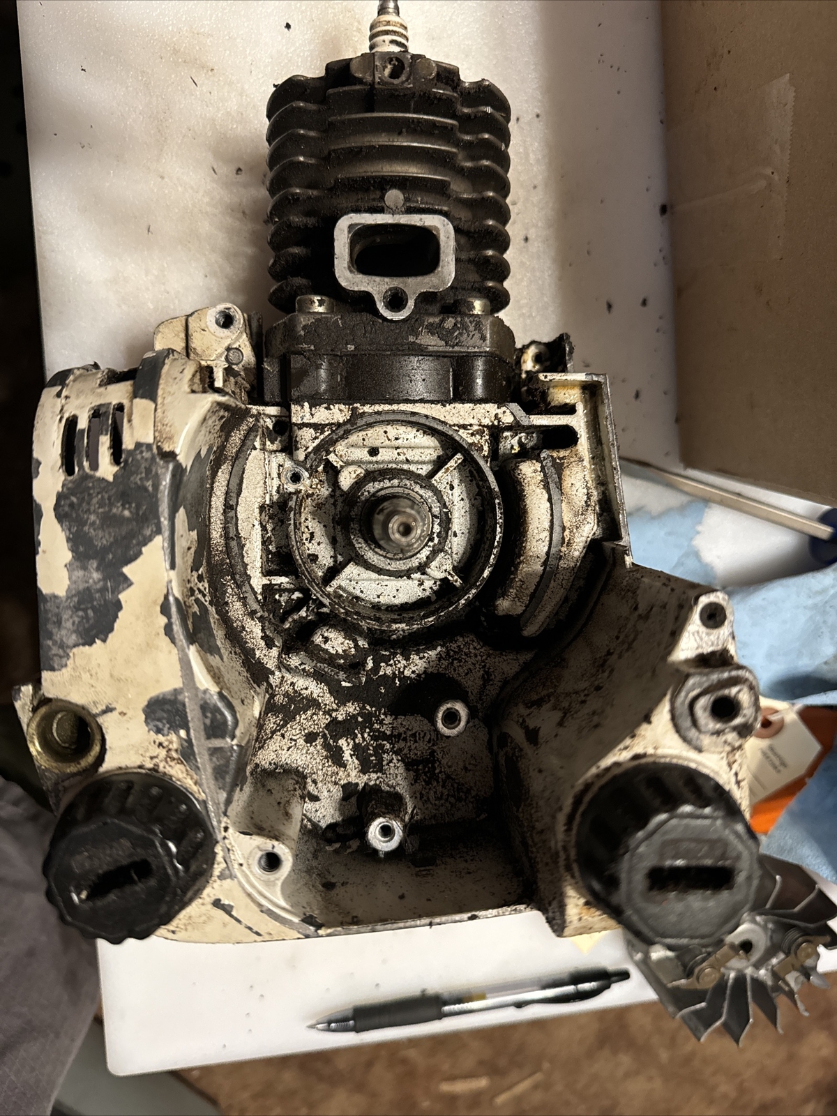 Stihl 011 AVT Short Block With Oil Pump. 130 PSI Cold Condition. No. 128599 eBay