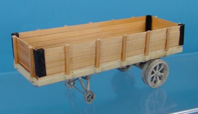 O/On3/On30 1/48 WISEMAN OKT-35 FRUEHAUF GONDOLA TYPE ROCK,SAND,GRAIN TRAILER KIT