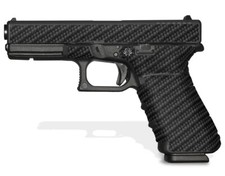 Glock 17 Gen 4 Decal Grip - Carbon Fiber