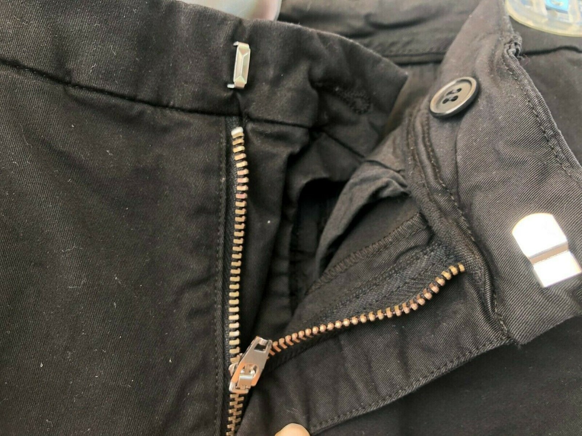 Pantalon Chino Femme Band Of Outsiders - Taille S (1), Noir, Coton Stretch, Neuf Avec étiquette