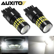 For GMC Sierra 1500 1999-2013 3156 3157 White LED Backup Reverse Light Bulb 2x