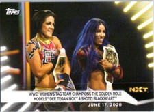 2021 Topps WWE Women's The Golden Role Models Tegan Nox & Shotzi Blackheart