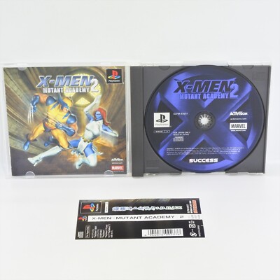 X MEN MUTANT ACANDEMY 2 Spine * PS1 Playstation For JP System 2688