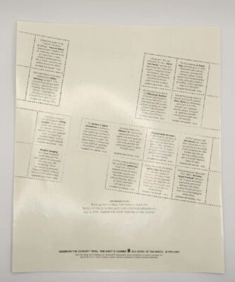 1999 USPS 1970s Celebrate the Century Stamp Sheet 15ct 33c B9 | eBay