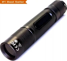 Linterna ultravioleta de luz negra: luz ultravioleta pura de alta definición: LE