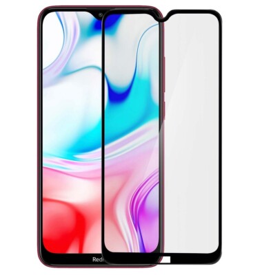 TEMPERED GLASS FULL COVERAGE GORILLA CURVED SCREEN PROTECTOR For XIAOMI REDMI 8
