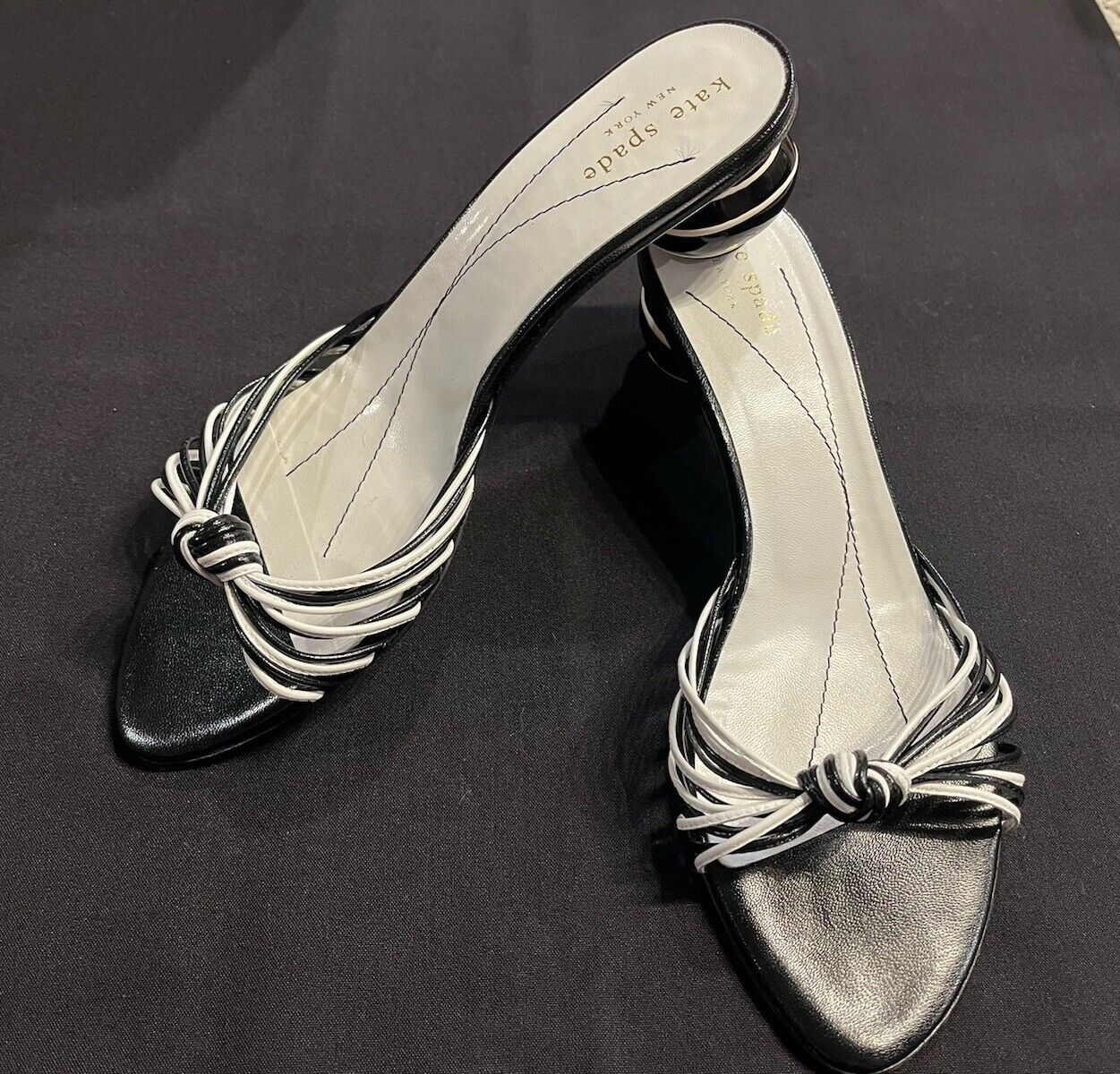 Kate Spade Women’s  Slip On Black & White Sandals… - image 2