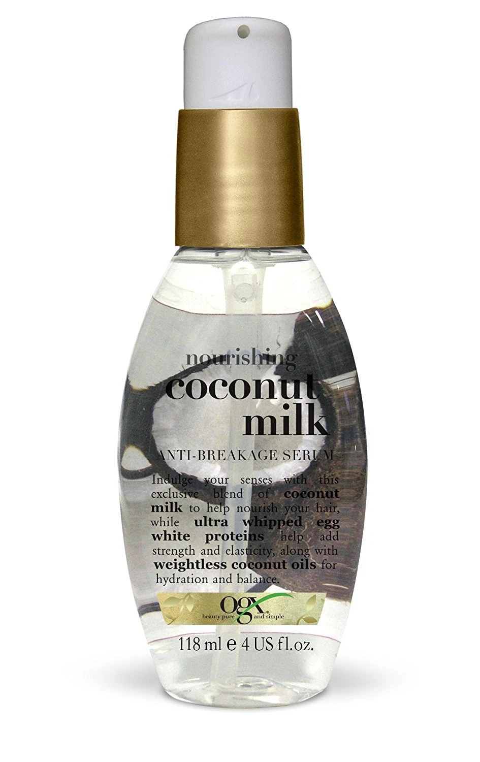 OGX Coconut Milk Anti-Breakage Hair Serum 118ml | Paraben & Sulfate Free