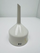 Vintage White Coors USA 05 38M Ceramic Coors Funnel Filter  6" x 2 1/2"