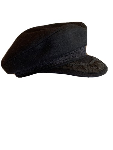Black Greek Fisherman's Cap Hat Made in 