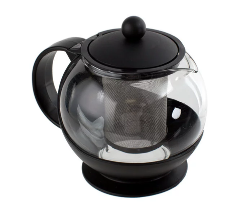 25 oz. Tempered Glass Tea Pot Infuser with Stainless Steel Basket - Picture 4 of 10