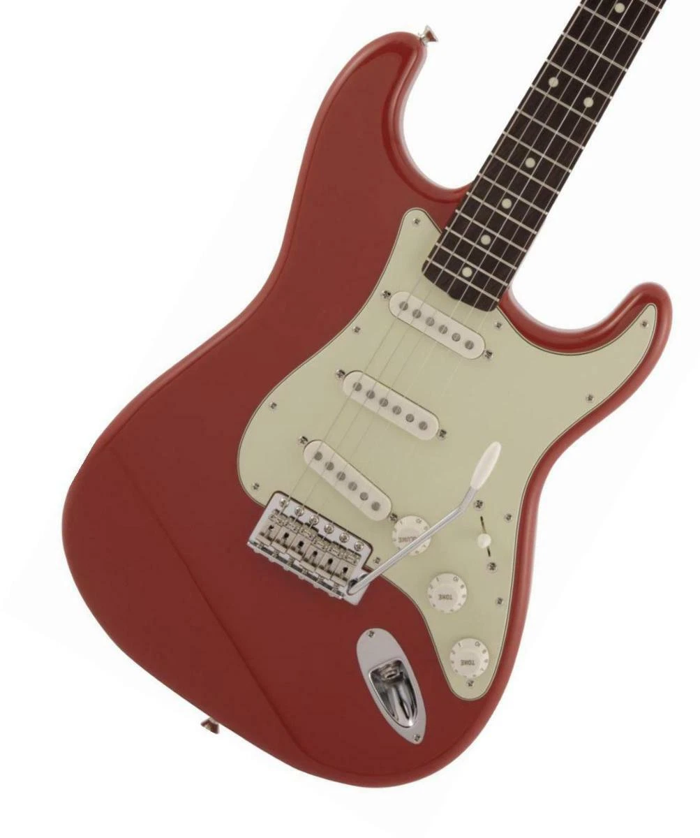Fender stratocaster fiesta red rosewood deals