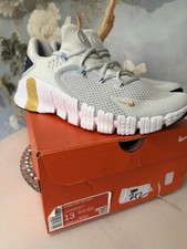 Nike Free Metcon 4 Pure Platinum Metallic Gold CZ0596-049 Women's 13, Men's 11.5