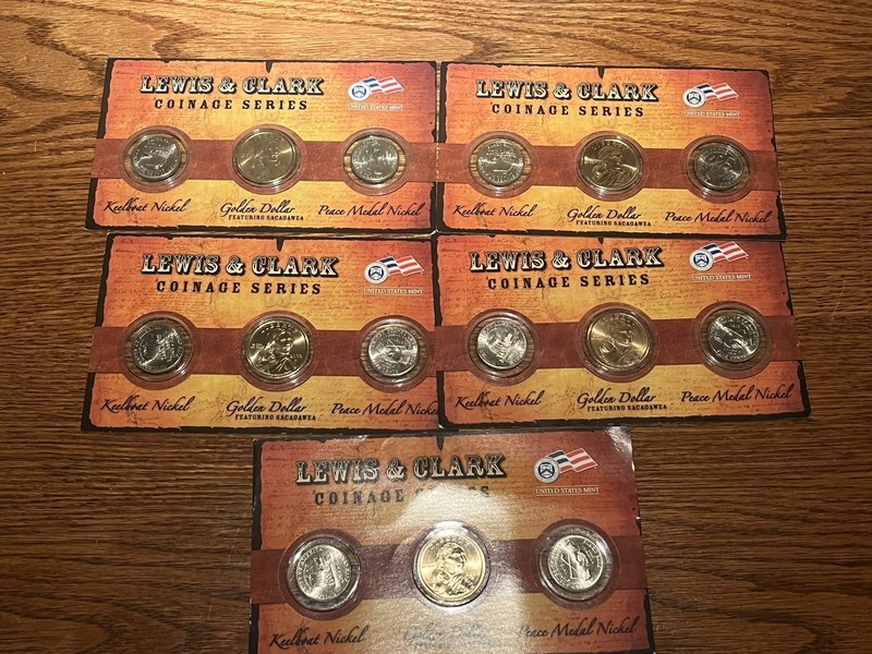 2000d 1$ Sacagawea  Set’s  5 Pc Lot