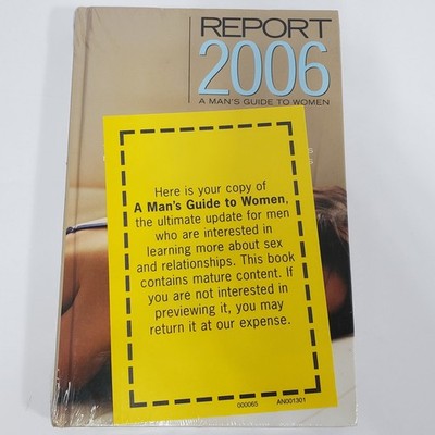 Report 2006 A Mans Guide to Women by Rodale Hardcover Book Illustrated