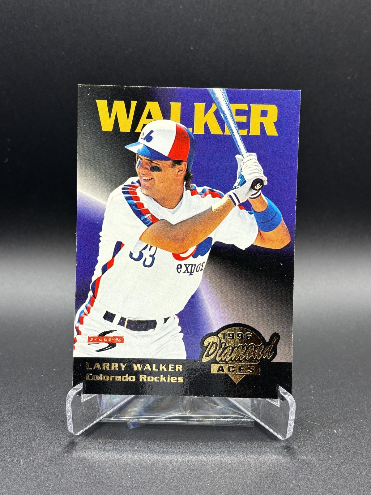 1996 Score #13 Larry Walker Diamond Aces