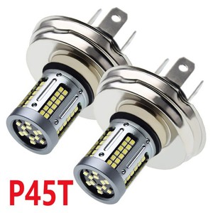 P45T 56x SMD 2835 LED, 6V Weiß - Glühbirne für Scheinwerfer
