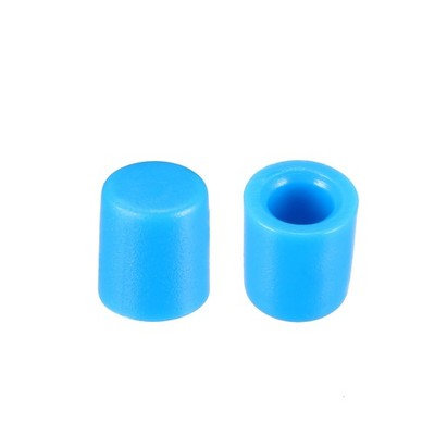 20Pcs 3.3mm Hole Dia  Tactile Switch Caps Cover Keycaps Blue for 6x6 MicroSwitch