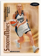 2000 Skybox Dominion WNBA Smooth Moves Andrea Nagy Rookie Card #152 Mystics