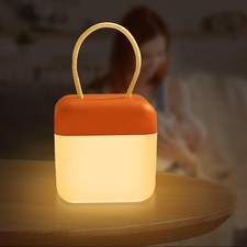 Kinder Nachtlicht Tischleuchte Aufladbar Nachtlampe Dimmbar 3 Farbtemperaturen