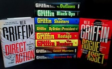 PRESIDENTIAL AGENT Series by W.E.B. Griffin Plus DIRECT ACTION and  ROGUE ASSET
