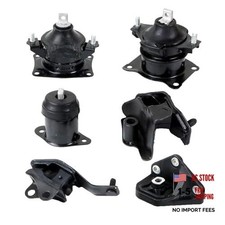 Set of 6 Engine Motors and Trans Mount A4509 A4516 A4510 A4517 A4526HY A4544