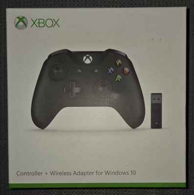 Microsoft Xbox One Wireless Controller mit Adapter Win10 Schwarz