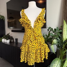 Yellow Mini Dress Sz M