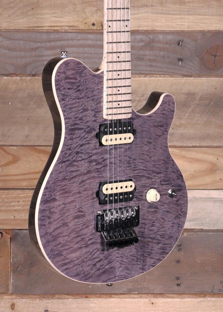 Music Man 30th Anniversary Axis Electric Guitar Translucent Black