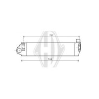 LadeluftküHler Aluminium FüR Renault ScéNic II JM0/1_ 2.0 Dci