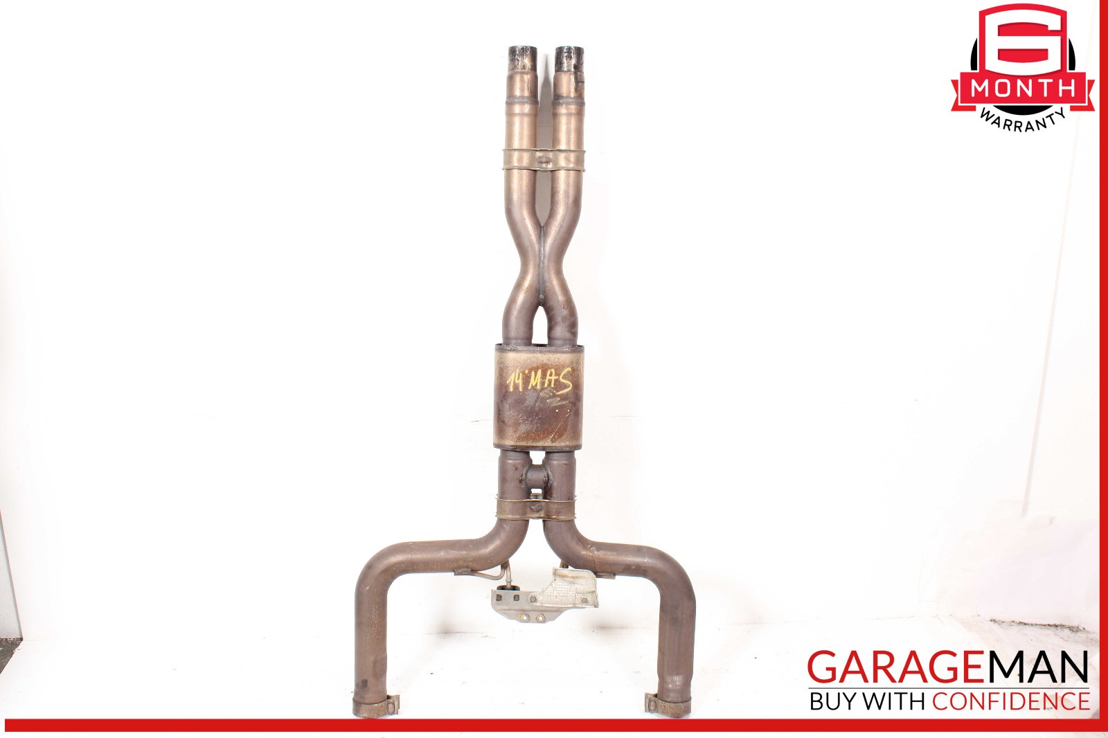 14-17 Maserati Quattroporte 3.0L Right & Left Exhaust Downpipes OEM