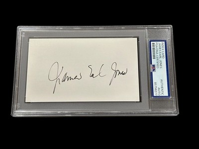 James Earl Jones Star Wars Darth Vader Voice Signed Autograph Slab