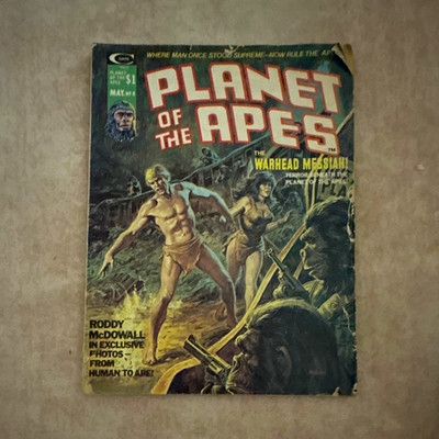 Marvel Comics Planet of the Apes #8 1975 Comic Book ''The Warhead Messiah''