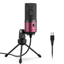 USB Microphone d'enregistrement de Studio, Micro à Condensateur pour PC, PS4